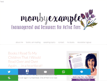 Tablet Screenshot of mombyexample.com